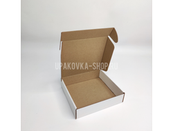 Коробка с откидной крышкой 160*160*40 мм БЕЛЫЙ