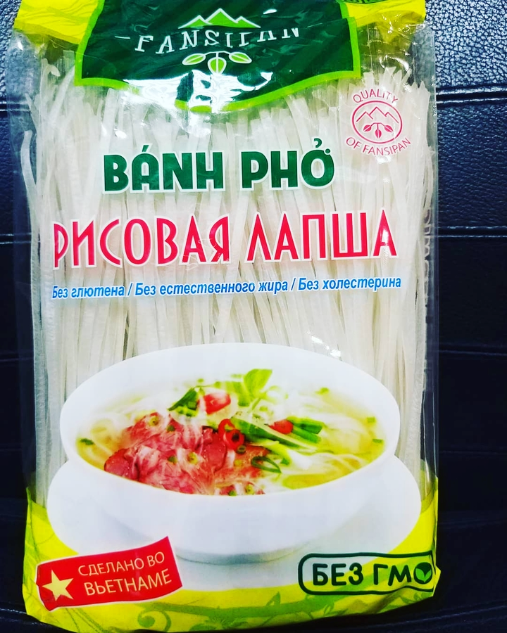 Рисовая лапша BANH PHO 500 г (Вьетнам)