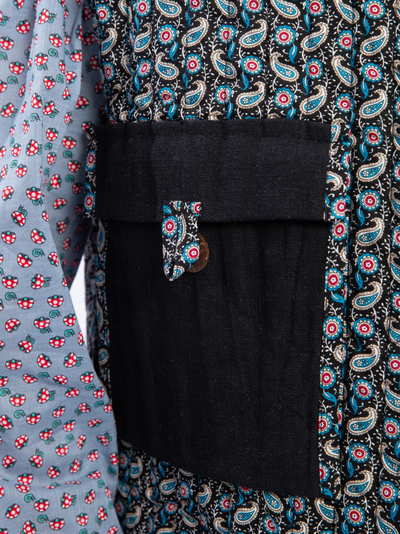 Жилетка "Родное тепло" черная