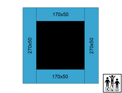 Маты защитные на батут