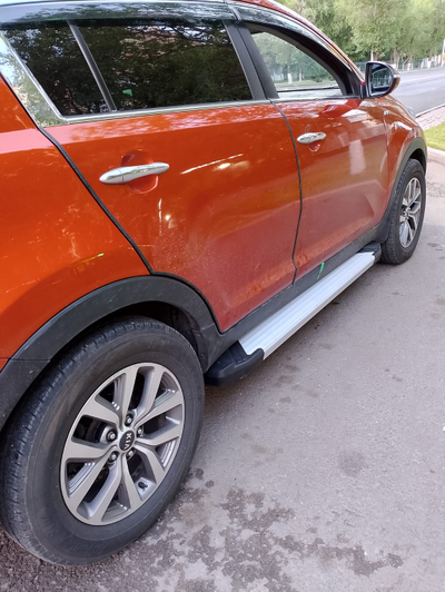 Пороги на Kia Sportage 3 (2010-2014-2015) Start