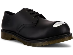 Dr. Martens X Raf Simons Steel Toe Black Leather