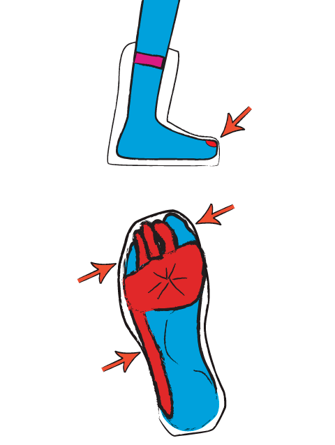 Маленькие ботинки для сноуборда