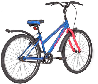 Дорожный велосипед RUSH HOUR LADY 500 V-brake ST 26" 1ск голубой, рама 15