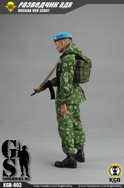 Разведчик ВДВ - коллекционная фигурка 1/6 KGB-003 Russian VDV Scout - KGB Hobby