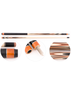 Кий для русского бильярда 2-pc «Cuetec Rus Pro  RP8-3» (черный)