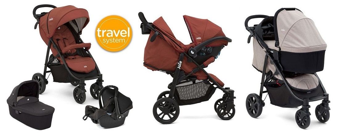 Коляска 3 в 1 Travel System Joie Litetrax 4 оригинальный, экстравагантный и инновационный комплект