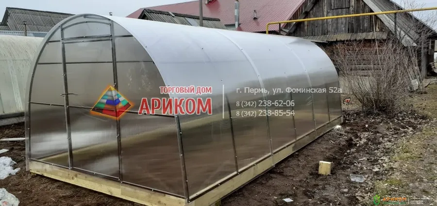 Теплицы и сотовый поликарбонат в Перми от Ариком