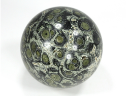 Шар Риолит «Яшма Kambaba», «Крокодиловая яшма», Мадагаскар (66 мм, 409 г) №37535