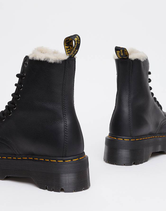 Зимние ботинки Dr Martens Jadon на платформе с мехом