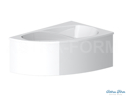 Astra-Form ванна Тиора правосторонняя 155/105 см белая