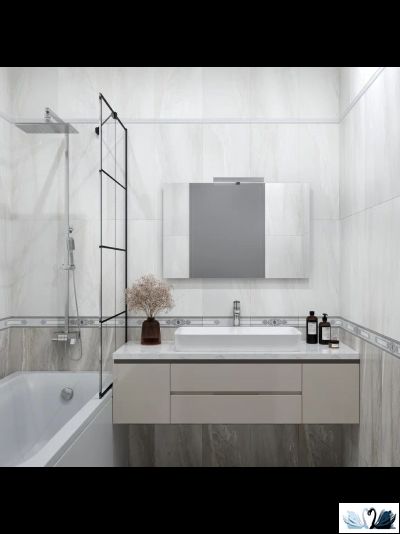 Плитка настенная Eurotile Istambul Grey 30 х 60 см под мрамор