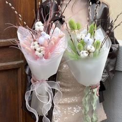 Комплимент из сухоцветов