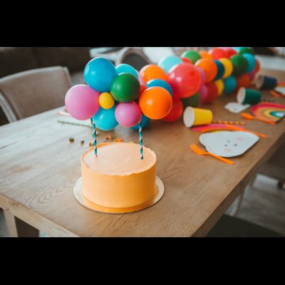 Оформление детского дня рождения в стиле "Радуга" "№ 1463