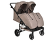 Коляска прогулочная для двойни Pituso Duocity Cappuccino / Капучино