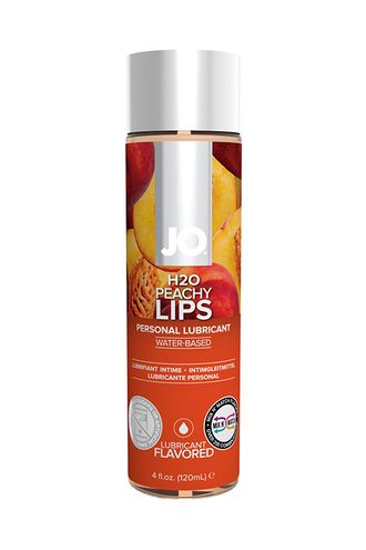 Вкусовой лубрикант "Сочный персик" / JO Flavored Peachy Lips 4 oz - 120 мл
