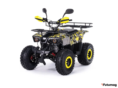 Квадроцикл Motax ATV Grizlik Super Lux 125 сс (AB) Желтый-камуфляж