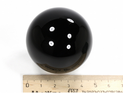 Шар Морион (черный хрусталь) в ассортименте, Россия (47 мм, 156 г) №35012