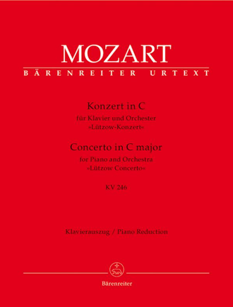 Mozart. Konzert C-Dur KV246 für Klavier und Orchester für 2 Klaviere (Lützow-Konzert)