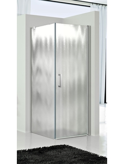 Душевой уголок Orta VSR-1O9090CH-L, 900*900, хром, стекло шиншилла, левый