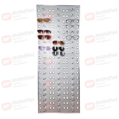 HG3320 Лист под очки настенный пластиковый без окантовки на 57 мест 1200x500 мм