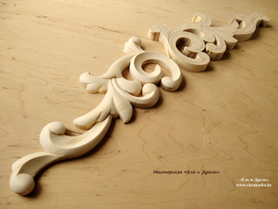 Резьба по дереву, ручная работа