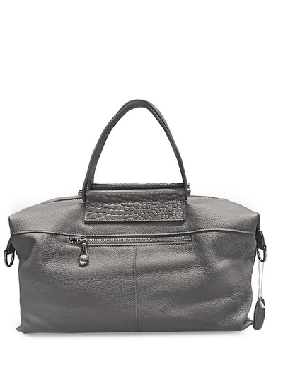 (АРТИКУЛ: 9955/1/9) СУМКА ЖЕНСКАЯ, СРЕДНЕГО РАЗМЕРА, НАТУРАЛЬНАЯ КОЖА, СЕРАЯ, С ПЛЕЧЕВЫМ РЕМНЕМ