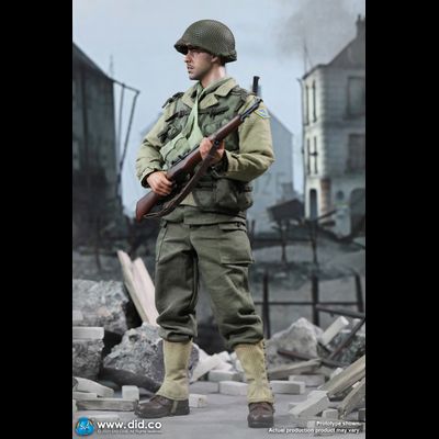 Рядовой Стэнли Меллиш ("Спасти рядового Райана") - КОЛЛЕКЦИОННАЯ ФИГУРКА 1/6 WWII US 2nd Ranger Battalion Series 6 – Private Mellish (A80155) - DID