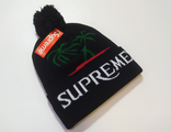 Шапка Supreme Помпон Пальмы Черный