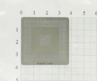 Трафарет BGA для реболлинга чипов компьютера NV NF-GO150 0.6мм