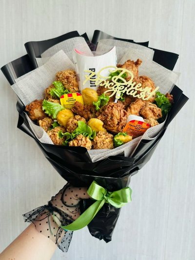 букет из куриных крылышек