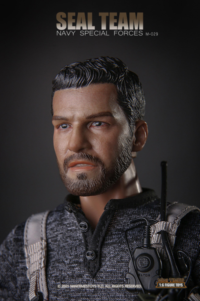 Американский морской котик с собакой - КОЛЛЕКЦИОННАЯ ФИГУРКА 1/6 SEAL TEAM NAVY SPECIAL FORCES (M029) - MINITIMES