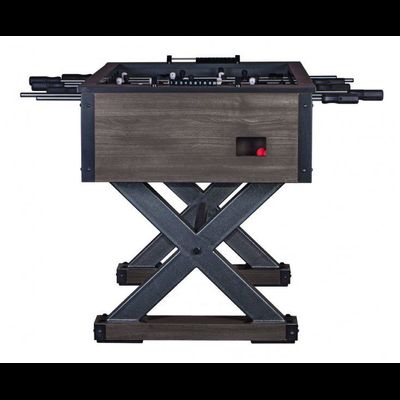 Игровой стол — футбол «Tournament» (142.5×78.2×88см, кубинский махагон)