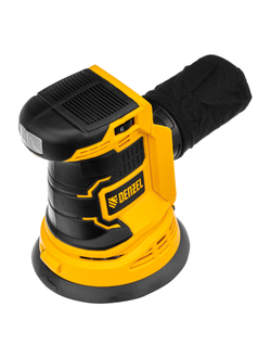 Машина шлифовальная эксцентриковая аккумуляторная COS-125-0, 18В Li-Ion Denzel