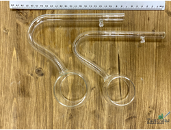 Выход Lily Pipe Spin 17 мм из стекла