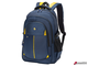 Рюкзак BRAUBERG TITANIUM универсальный, синий, желтые вставки, 45×28×18см. 270768