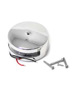 Огонь комбинированный светодиодный 76х33 мм, нержавеющая сталь