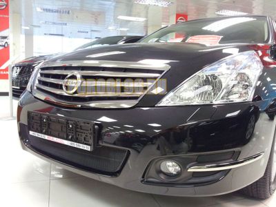 Защита радиатора Nissan Teana 2008-2013 black
