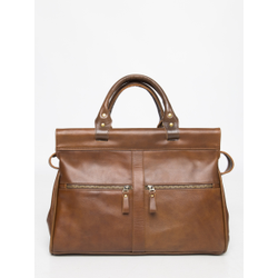 Кожаный саквояж Monvalle Premium brown (арт. 4046-63)