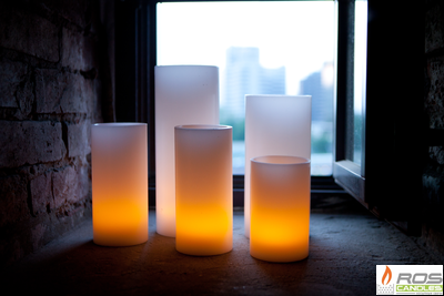 Светодиодные LED свечи, цвет "Янтарный"