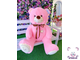 Большой медведь 130 см розовый Барни