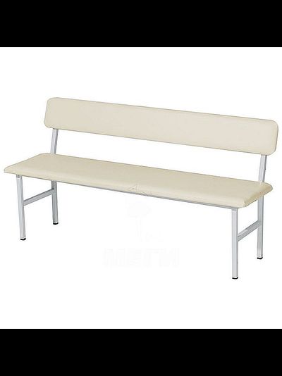 Банкетка медицинская со спинкой МСК-240