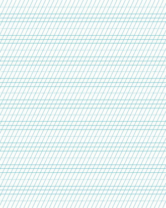 Тетрадь для чистописания. Линовка №1