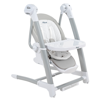 Стульчик для кормления 3в1 Pituso Triola Light Gray/Светло-серый
