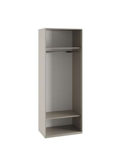 Ника Шкаф 2-х ств. 900*2100*500 (мдф бежевый мат-05 / лдсп кашемир)