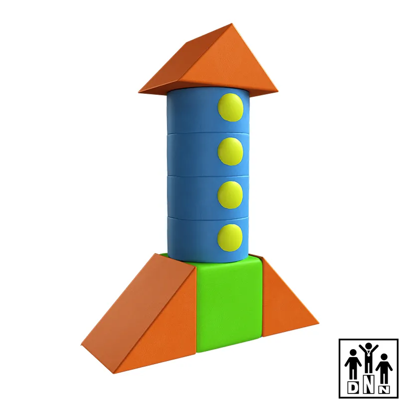 Мягкий игровой комплекс ракета