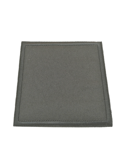 Термоаппликация однотонная квадрат черный,  80*80 мм