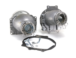 Комплект Hella R моно H7 с рамками для замены штатных ксеноновых / галогенных линз автомобиля Subaru Legacy Outback B13 (2003 - 2006) и B14 (2009-н.в.)