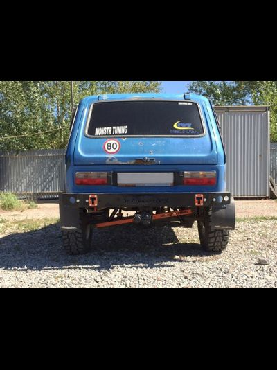 Бампер силовой задний ZST-ФХ010 (Фишхантер)-крепление на штатное место