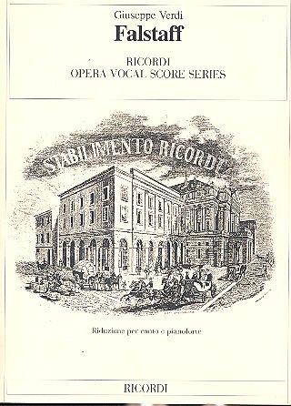 Verdi. Falstaff Klavierauszug (it)